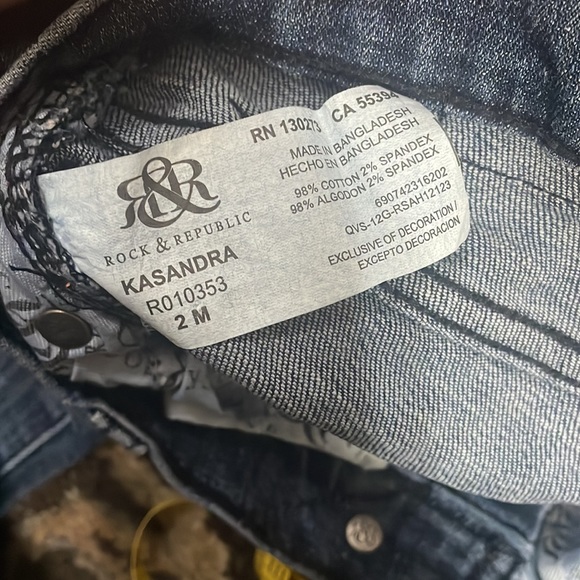 Rock & Republic Kasandra Flare Jeans size 2 M Stretch Great Condition R010353 - Picture 10 of 17